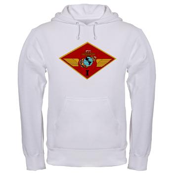 1MAW - A01 - 03 - 1st Marine Aircraft Wing with Text - Hooded Sweatshirt - Click Image to Close